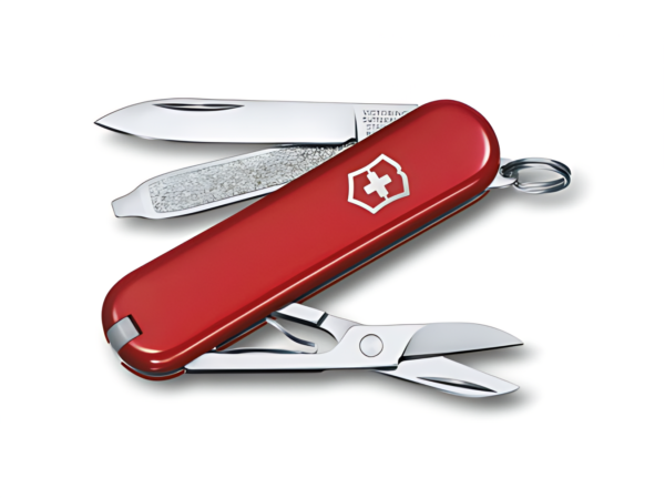 Otkrijte Victorinox Classic SD - savršen džepni nož za sve avanture. Izdržljiv, švajcarski kvalitet sa praktičnim alatima. Idealno za poklon!