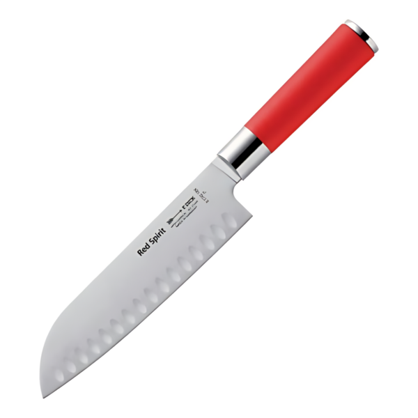 Raskoš noža Santoku Dick Red Spirit za precizno, ugodno rezanje. Vrhunska oštrina, idealan za svakog kuhara.